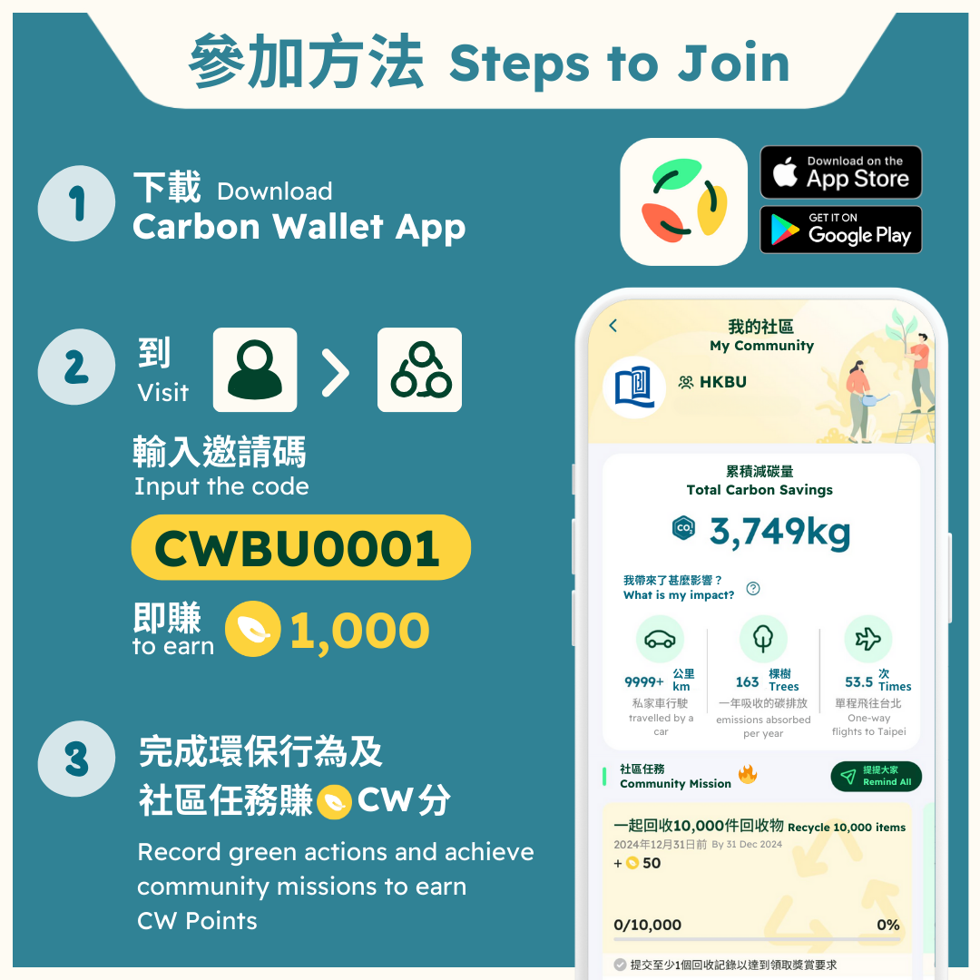 Carbon Wallet Promotion HKBU